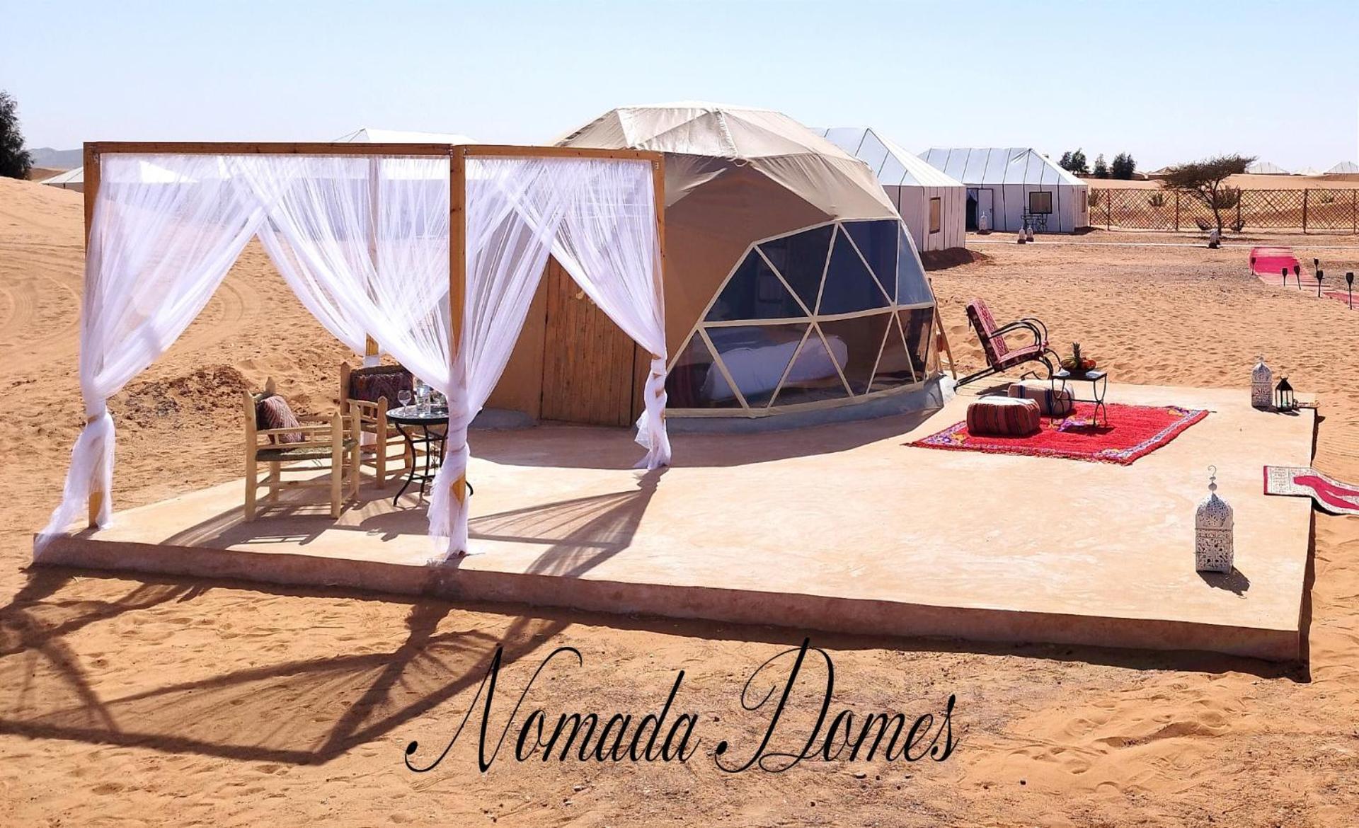 Nomada Domes Camp With Airco Hotel Merzouga Eksteriør billede